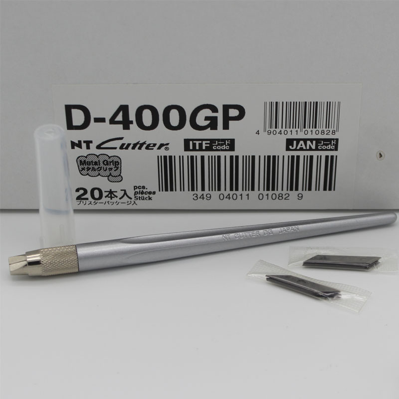 日本原装NT 雕刻刀D-400GP金属柄